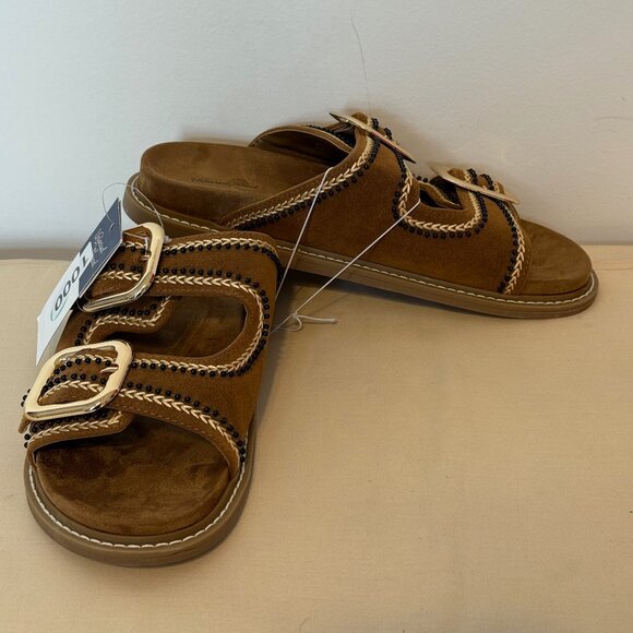NWT Universal Thread Chestnut Sandals - Picture 1 of 5
